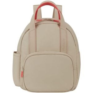 Mochila American Tourister Puffypop S/ Capacidade 8.5L/ Bege