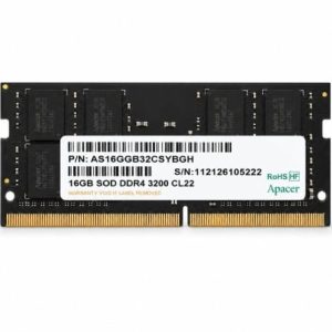 Memória RAM Apacer ES.16G21.GSH 16GB/ DDR4/ 3200MHz/ 1.2V/ CL22/ SODIMM