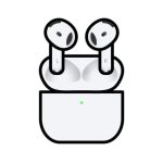 Apple AirPods 5 - Auscultadores sem fios com microfonoe - botão de orelha - bluetooth - cancelamento de ruído activo - branco
