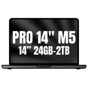 Apple Macbook Pro 14"/ M5 Pro 15-Core CPU/ 24GB/ 2TB SSD/ 16-Core GPU/ Negro Espacial