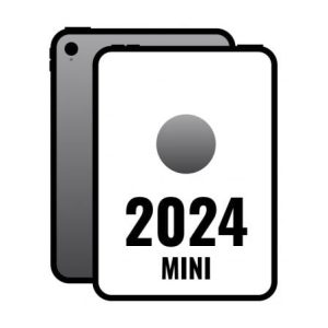 iPad Mini 8.3" 2024 7ª Geração WiFi Cell/ A17 Pro/ 256GB/ 5G/ Cinzento Sideral - MXPT3TY/A