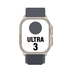 Apple Watch Ultra 3/ GPS/ Cellular/ 49 mm/ Caixa de Titânio Preto/ Bracelete Loop Alpine Pre