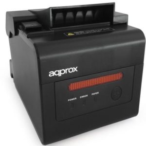 Impressora de Talões Approx appPOS80ALARM/ Térmica/ Largura papel 58 e 80mm/ USB-RS232-LAN-RJ11/