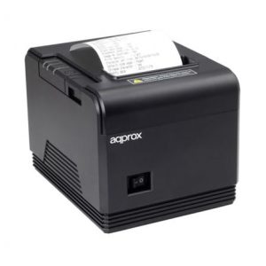 Impressora de Talões Approx appPOS80AM3/ Térmica/ Largura do papel 80mm/ USB-RS232-Ethernet/ Preta