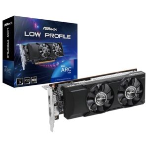 Placa Gráfica AsRock Intel Arc A310 Perfil Baixo/ 4GB GDDR6/ Compatível com Perfil Baixo