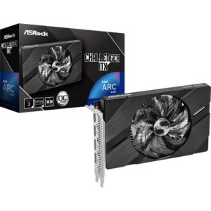 Placa Gráfica AsRock Intel Arc A380 Challenger ITX 6GB OC/ 6GB GDDR6/ Compatível com Perfil Baixo