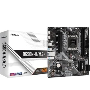 Placa Base Asrock B650M-H/M.2+/ DDR5/ PCIe 4.0/ Socket AM5/ Micro ATX