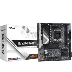 Placa Base Asrock B650M-HDV/M.2/ DDR5/ PCIe 5.0/ Socket AM5/ Micro ATX