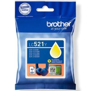 Cartucho de Tinta Original Brother LC521Y / Amarelo