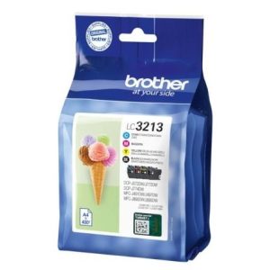 Cartucho de Tinta Original Brother LC-3213VAL Multipack/ Ciano/ Magenta/ Amarelo/ Preto