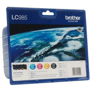 Cartucho de Tinta Original Brother LC-985 Multipack/ Ciano/ Magenta/ Amarelo/ Preto