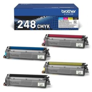 Tinteiro Original Brother TN-248VAL Multipack/ Preto/ Ciano/ Magenta/ Amarelo