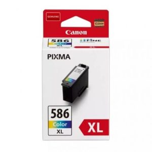 Cartucho de Tinta Original Canon CL-586 XL Alta Capacidade / Tricolor