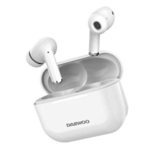 Auriculares Bluetooth Daewoo DW2002 com estojo de carregamento/ Autonomia 6h/ Brancos