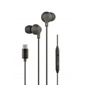 Auriculares Intra-auriculares Daewoo DW2015/ com Microfone/ USB Tipo-C/ Pretos