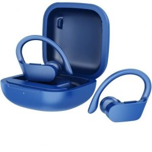 Auriculares Desportivos Bluetooth Daewoo DW2024 com estojo de carregamento/ Autonomia 5h/ Azuis