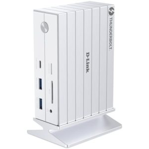 Estação de Ancoragem Thunderbolt 4 D-Link DUF-E01/ E/ 5xUSB/ 2xUSB Tipo-C/ 2x