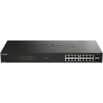 Switch D-Link DGS-1018P/E 18 Portas/ RJ-45 Gigabit 10/100/1000 PoE/ SFP
