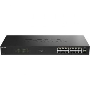 Switch D-Link DGS-1018P/E 18 Portas/ RJ-45 Gigabit 10/100/1000 PoE/ SFP