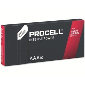 Pack de 10 Pilhas AAA L03 Duracell PROCELL DURINTLR3C10/ 1.5V/ Alcalinas