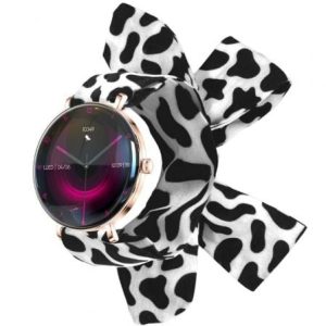 Forever Smartwatch Lucca SB-370/ Notificações/ Frequência Cardíaca/ Ouro Rosa/ Inclui Bracelete Mosqueada