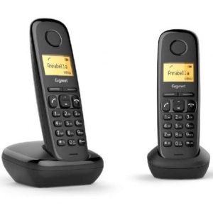 Telefone Sem Fios Gigaset A270/ Pack DUO/ Preto