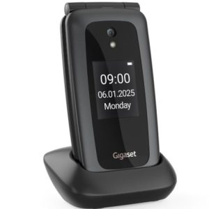 Teléfono Móvil Gigaset GL795 para Personas Mayores/ 4G/ Negro
