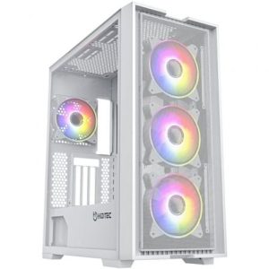 Caixa Gaming Torre Hiditec H2 Air ARGB/ Branca