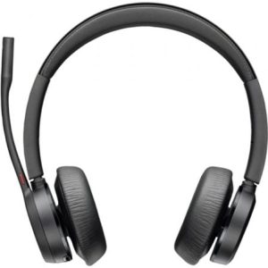 Auriculares Sem Fios Poly Voyager 4320 + Adaptador BT700 + Base de Carregamento/ com Microfone/ Bluetooth/ P