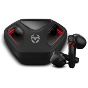 Auriculares Bluetooth Krom Kall com estojo de carregamento/ Autonomia de 4h/ Pretos