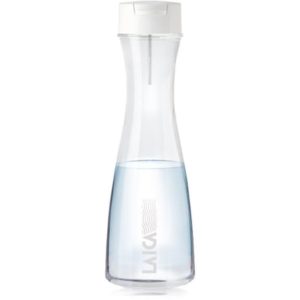Botella Filtrante Laica GlaSSmart/ Capacidad 1.1L/ Blanca/ Incluye 2 Filtros