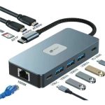 Docking USB Tipo-C Leotec LEDS02/ 3xUSB/ 1xUSB