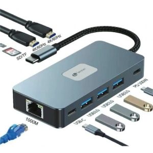 Docking USB Tipo-C Leotec LEDS02/ 3xUSB/ 1xUSB