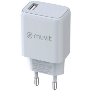 Carregador de Parede Muvit For Change MCACC0002/ 1xUSB/ 15W