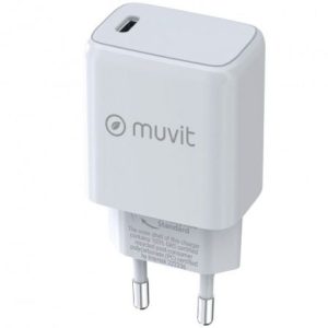Carregador de Parede Muvit For Change MCACC0014/ 1xUSB Tipo-C/ 30W