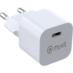 Carregador de Parede Muvit For Change MCACC0048/ 1xUSB Tipo-C/ 20W