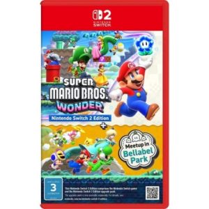 Jogo para Consola Nintendo Switch 2 Super Mario Bros. Wonder + Parque Belabel