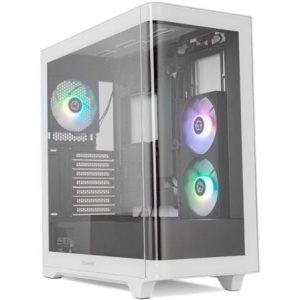 Caixa Gaming Semitorre Nox Hummer ETHER/ Branca e Preta