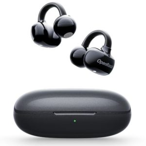 Auriculares Desportivos de Condução Óssea OpenRock E OPACE01 com estojo de carregamento/ Autonomia de 7h/ Pretos