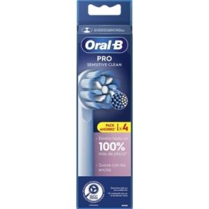 Cabeças de Substituição para Escova Oral-B Pro Sensitive/ Pack 4 unidades