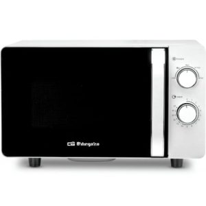 Microondas Orbegozo MI 2060 CE/ 700W/ Capacidad 20L/ Blanco