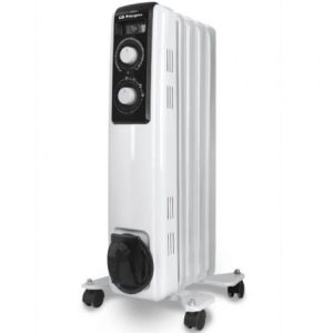 Radiador de Óleo Orbegozo RF 1000 A/ 2 Potências/ 500-1000W/ 5 Elementos de Aquecimento