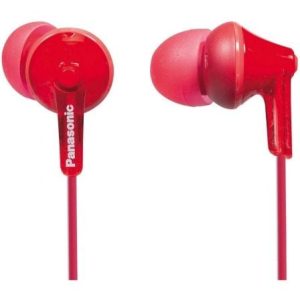 Auriculares Intra-auriculares Panasonic RP-HJE125/ Jack 3.5/ Vermelhos