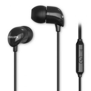 Auriculares intra-auriculares Philips TAE1126BK/ com Microfone/ Jack 3.5/ Pretos