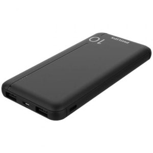 Powerbank 10000mAh Philips DLP1810NB/62/ Preta