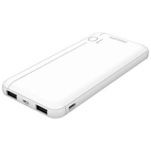 Powerbank 10000mAh Philips DLP1810NW/62/ Branco