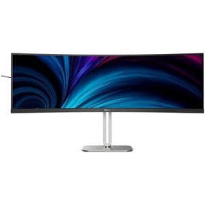Monitor Profissional Ultrapanorâmico Curvo Philips 49B2U5900C 49"/ Dual QHD/ Multimédia/ Regulável em altura/ Preto e Prata