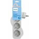 Régua com Interruptor Philips CHP2134W/12/ 3 Tomadas de corrente/ Cabo 1,5m/ Branco