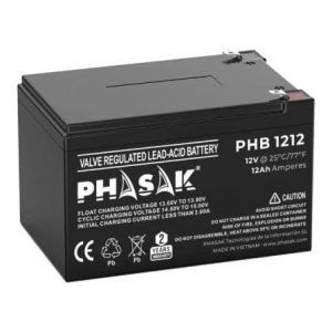 Bateria Phasak PHB 1212 compatível com SAI/UPS PHASAK segundo as especificações