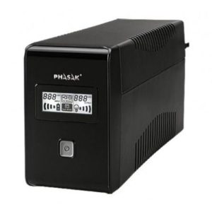 SAI de Linha Interativa Phasak 850 VA LCD Interativo/ 850VA/ 2 Saídas/ Formato Torre